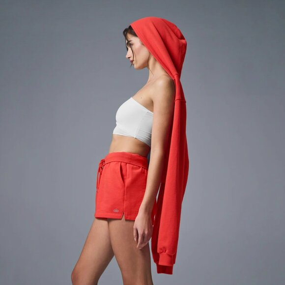 alo White Mesh Sheer Illusion Tank size Small - Picture 5 of 11